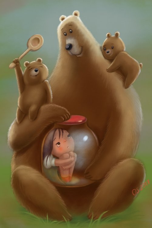 oleksandr-storozhuk-three-bears-and-girl.jpg